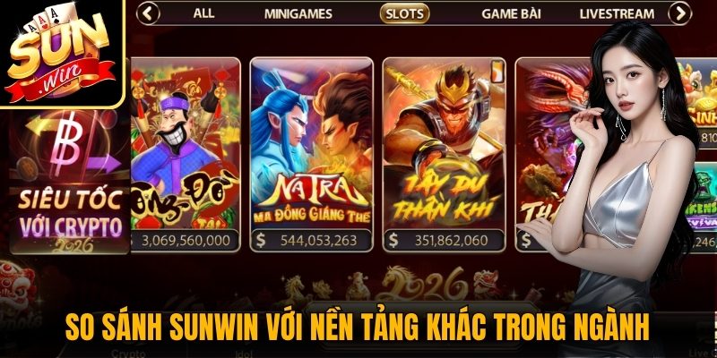 Sunwin Tips - Cổng game Sun Win | Link tải game Sunwin tài xỉu chuẩn 43 So sánh Sunwin với nền tảng khác trong ngành So sánh Sunwin với nền tảng khác trong ngành
